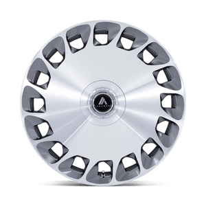 Asanti Black AB045 ARISTOCRAT Gloss Platinum Bright Mach Fc 24x10 +35 5x120mm 72.6mm