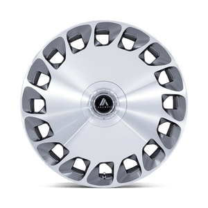 Asanti Black AB045 ARISTOCRAT Gloss Platinum Bright Mach Fc 20x9 +35 5x112|5x114.3mm 72.6mm