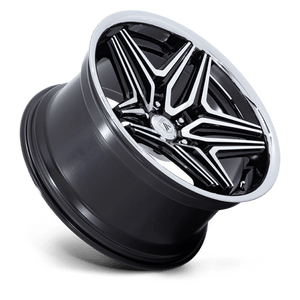 Asanti Black AB046 DUKE Gloss Black Machined 22x10.5 +18 Custom 72.6mm - Wheelwiz