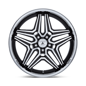 Asanti Black AB046 DUKE Gloss Black Machined 20x10.5 +18 5x115mm 72.6mm