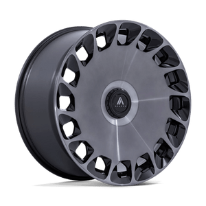Asanti Black AB045 ARISTOCRAT Gloss Black Machined Fc W/ Ddt 20x10.5 +40 5x112|5x114.3mm 72.6mm - Wheelwiz