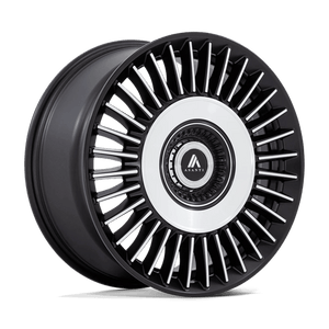 Asanti Black AB040 TIARA Satin Black Bright Mach Face 20x10.5 +45 5x108|5x112mm 72.6mm - Wheelwiz
