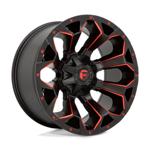 Fuel Offroad D787 ASSAULT Matte Black Red Milled 18x9 +1 5x114.3|5x127mm 78.1mm