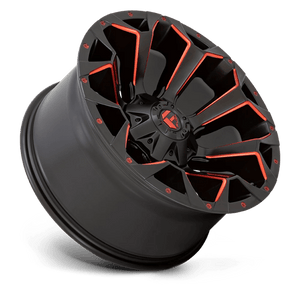 Fuel Offroad D787 ASSAULT Matte Black Red Milled 22x12 -44 5x114.3|5x127mm 78.1mm - Wheelwiz
