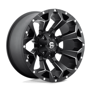 Fuel Offroad D546 ASSAULT Matte Black Milled 20x9 +1 8x165.1mm 125.1mm - Wheelwiz