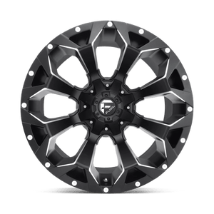 Fuel Offroad D546 ASSAULT Matte Black Milled 20x9 +1 8x165.1mm 125.1mm - Wheelwiz