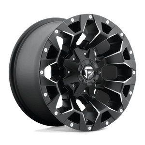Fuel Offroad D546 ASSAULT Matte Black Milled 17x9 +1 6x120mm 66.9mm