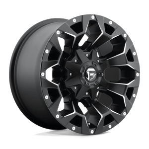 Fuel Offroad D546 ASSAULT Matte Black Milled 17x9 +1 6x135|6x139.7mm 106.1mm - Wheelwiz