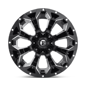 Fuel Offroad D576 ASSAULT Gloss Black Milled 17x9 +1 6x135|6x139.7mm 106.1mm - Wheelwiz