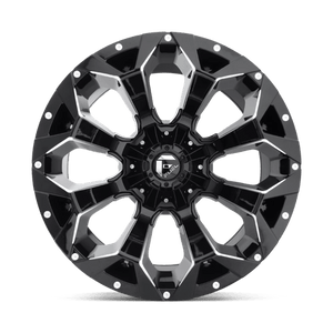 Fuel Offroad D576 ASSAULT Gloss Black Milled 20x9 +1 5x114.3|5x127mm 78.1mm
