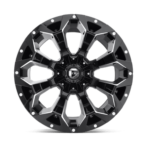 Fuel Offroad D576 ASSAULT Gloss Black Milled 20x10 -18 8x170mm 125.1mm - WheelWiz