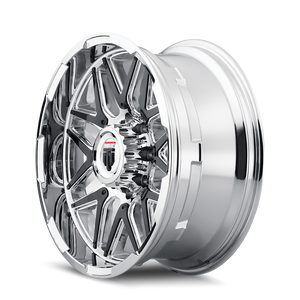 American Truxx GRIND Chrome 20x9 -12 6x139.7mm 106.1mm - Wheelwiz
