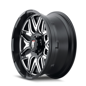 American Truxx GRIND Matte black milled 20x9 0 8x165.1mm 125.2mm - Wheelwiz