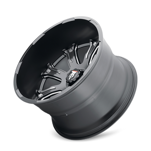 American Truxx BOMB Satin black milled 20x12 -44 6x135mm 87.1mm - Wheelwiz