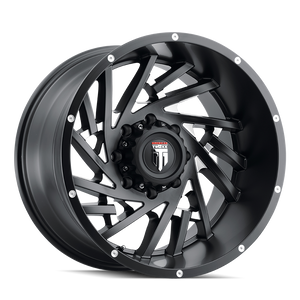 American Truxx WEB Satin black milled 20x12 -44 8x170mm 125.2mm - Wheelwiz