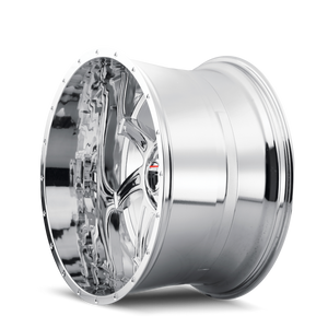 American Truxx VORTEX Chrome 22x12 -44 5x127mm 78.1mm - WheelWiz