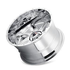 American Truxx VORTEX Chrome 20x10 -24 8x180mm 125.2mm - Wheelwiz