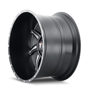 American Truxx VORTEX Satin black milled 20x10 -24 6x135mm 87.1mm - Wheelwiz