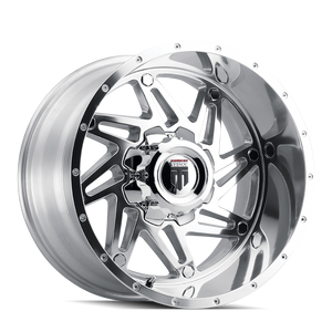 American Truxx WARRIOR Polished 20x12 -44 5x127|5x139.7mm 78.1mm - Wheelwiz