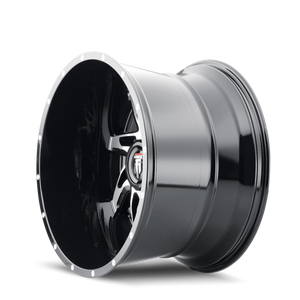 American Truxx SPYDER Gloss black machined 20x10 -24 5x150mm 110.3mm - WheelWiz