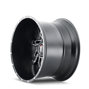 American Truxx SPYDER Satin black milled 20x10 -24 5x127mm 78.1mm - Wheelwiz