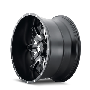 American Truxx LONESTAR Satin black milled 22x12 -44 5x139.7mm 87.1mm - Wheelwiz