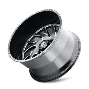 American Truxx XCLUSIVE Satin black milled 26x14 -76 8x165.1mm 125.2mm - Wheelwiz