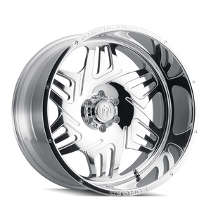 American Truxx ORION Polished 22x12 -44 8x170mm 125.2mm - Wheelwiz