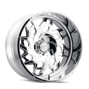 American Truxx ARIES Polished 22x12 -44 8x170mm 125.2mm - Wheelwiz