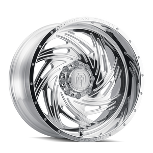 American Truxx TWISTED Polished 22x12 -44 8x180mm 124.2mm - Wheelwiz