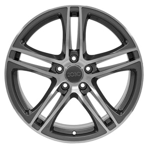 OE Wheels Replica AU07 Gunmetal Machined 18x8.0 +35 5x112mm 57.1mm - Wheelwiz
