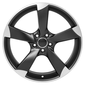 OE Wheels Replica AU29 Satin Black Machined 19x8.5 +35 5x112mm 66.6mm