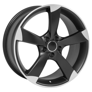 OE Wheels Replica AU29 Satin Black Machined 19x8.5 +35 5x112mm 66.6mm