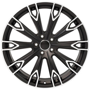 OE Wheels Replica AU32 Satin Black Machined 20x9.0 +33 5x112mm 66.6mm - Wheelwiz
