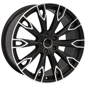 OE Wheels Replica AU32 Satin Black Machined 20x9.0 +33 5x112mm 66.6mm - Wheelwiz