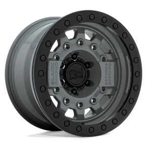 Black Rhino AVENGER BEADLOCK Battleship Gray Black Hardware 17x8.5 -30 6x139.7mm 112.1mm - Wheelwiz