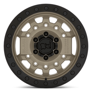 Black Rhino AVENGER BEADLOCK Desert Sand W/ Black Hardware 17x8.5 -30 6x139.7mm 112.1mm - Wheelwiz