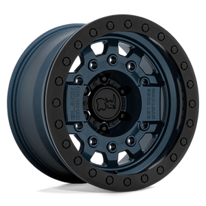 Black Rhino AVENGER BEADLOCK Navy Blue W/ Black Hardware 17x8.5 0 6x139.7mm 112.1mm - Wheelwiz
