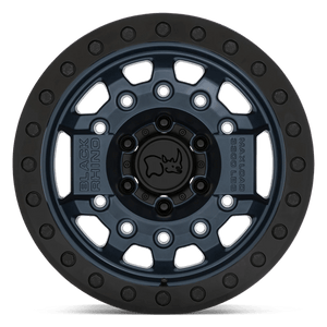 Black Rhino AVENGER BEADLOCK Navy Blue W/ Black Hardware 17x8.5 -30 6x139.7mm 112.1mm - Wheelwiz