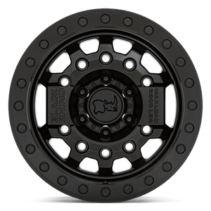Black Rhino AVENGER BEADLOCK Matte Black W/ Black Hardware 17x8.5 -32 5x127mm 71.5mm - Wheelwiz