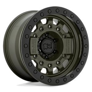 Black Rhino AVENGER BEADLOCK Olive Drab Green Blk Hardware 17x8.5 -32 5x127mm 71.5mm - Wheelwiz