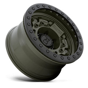 Black Rhino AVENGER BEADLOCK Olive Drab Green Blk Hardware 17x8.5 -32 5x127mm 71.5mm - Wheelwiz