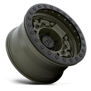 Black Rhino AVENGER BEADLOCK Olive Drab Green Blk Hardware 17x8.5 -32 5x127mm 71.5mm - Wheelwiz