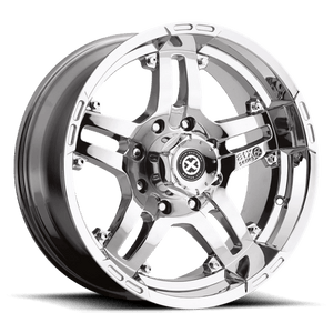 ATX Series AX181 ARTILLERY Chrome 17x9 -12 5x127mm 78.1mm - WheelWiz
