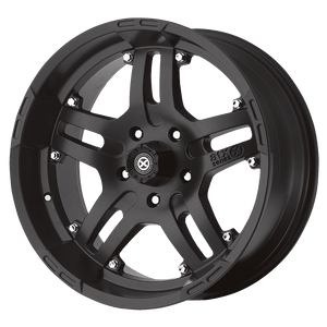 ATX Series AX181 ARTILLERY Textured Black 20x9 -12 6x135mm 87.1mm - WheelWiz