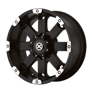 ATX Series AX185 CRAWL Matte Black Machined 17x8 00 6x139.7mm 106.1mm - WheelWiz