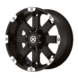 ATX Series AX185 CRAWL Matte Black Machined 17x8 00 6x139.7mm 106.1mm - WheelWiz