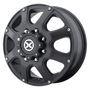 ATX Series AX189 LEDGE DUALLY Cast Iron Black 16x6 +111 8x170mm 125.1mm - WheelWiz
