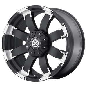 ATX Series AX191 SHACKLE Satin Black With Machined Face 18x9 +20 6x139.7mm 106.1mm - WheelWiz