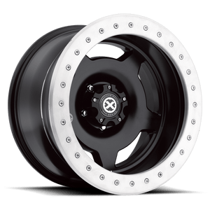 ATX Series AX756 SLAB BEADLOCK Satin Black 17x9 -38 6x139.7mm 108mm - WheelWiz